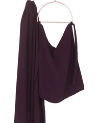 Niqab & Hijab Set - Plum