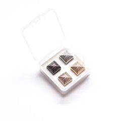 Metallic Hijab Magnets (Pyramid) - Set of 4