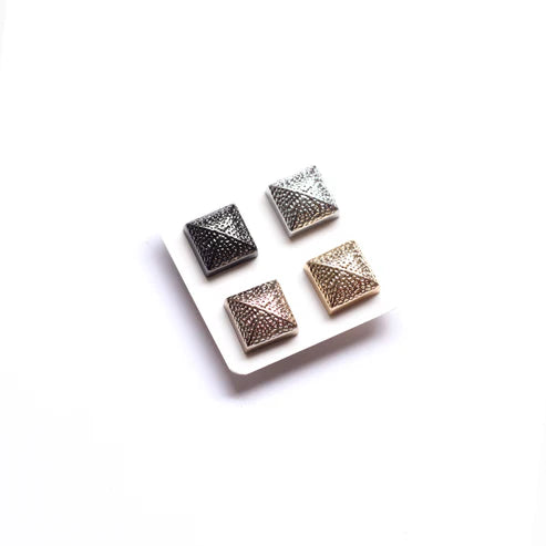 Metallic Hijab Magnets (Pyramid) - Set of 4