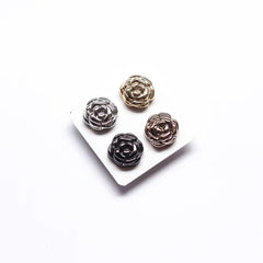 Metallic Hijab Magnets (Rose) - Set of 4